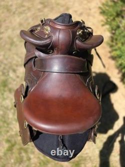 Syd Hill Austrailian Stock Saddle, saddle pad, bags, cinch excellent condition
