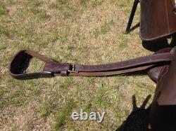 Syd Hill Austrailian Stock Saddle, saddle pad, bags, cinch excellent condition