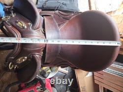 Syd Hill Austrailian Stock Saddle, saddle pad, bags, cinch excellent condition
