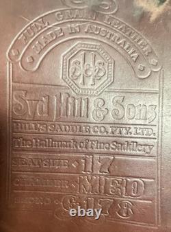 Syd Hill & Sons Suprema Australian Stock Saddle 17 seat (Brisbane Made)