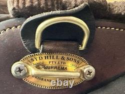 Syd Hill & Sons Suprema Australian Stock Saddle 17 seat (Brisbane Made) Syd Hill & Sons Suprema Australian Stock Saddle 17 seat (Brisbane Made)
