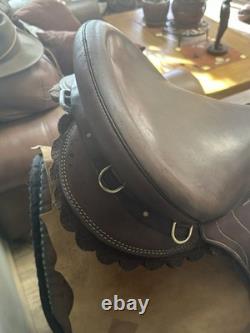 Syd Hill & Sons Suprema Australian Stock Saddle 17 seat (Brisbane Made)