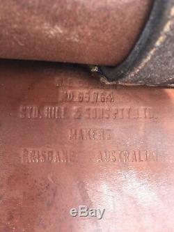 Syd Hill & Sons Suprema Super Drafter Poley Australian Saddle 16