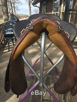 Syd Hill & Sons Suprema Super Drafter Poley Australian Saddle 16