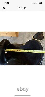 Synergist Western Lightweight Trail Saddle Black 15 Inch Medium Tree