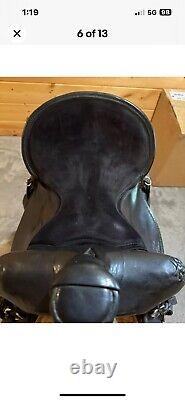 Synergist Western Lightweight Trail Saddle Black 15 Inch Medium Tree