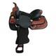 Synthetic Pony/youth Western Horse Saddle With Leather Trim 13 Inch