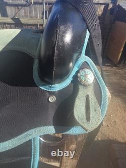 Synthetic Western Barrel Racing Horse Saddle