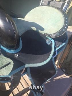 Synthetic Western Barrel Racing Horse Saddle