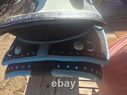 Synthetic Western Barrel Racing Horse Saddle