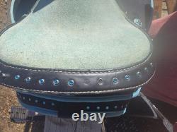 Synthetic Western Barrel Racing Horse Saddle