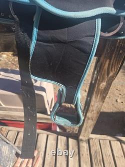 Synthetic Western Barrel Racing Horse Saddle