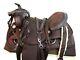 Synthetic Western Saddle Used Trail Pleasure Horse Barrel Cowboy Tack 15 16 17