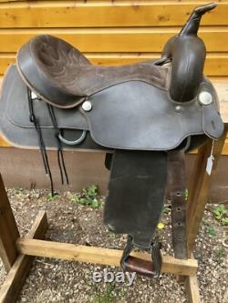Synthetic Wintec western trail saddle, used, lightweight, see pics