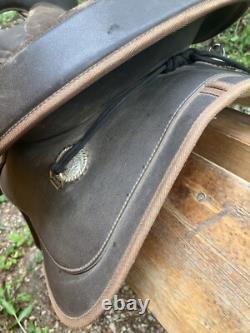 Synthetic Wintec western trail saddle, used, lightweight, see pics