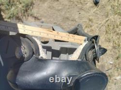 Synthetic western trail saddle, used, lightweight, see pics