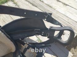 Synthetic western trail saddle, used, lightweight, see pics