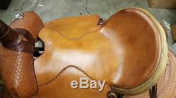 Tex Tan & Yoakum Hereford 16 Basketweave Roping Saddle (gr1029107)