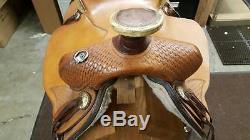 Tex Tan & Yoakum Hereford 16 Basketweave Roping Saddle (gr1029107)