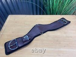 TOTAL SADDLE FIT Shoulder Relief Western Cinch Neoprene & Leather Size 26