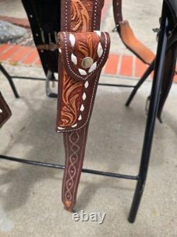 Tactical Western Saddle Complete Set, 16