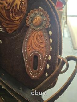Tactical Western Saddle Complete Set, 16