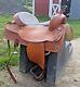 Tex Tan 17 Inch Western Saddle Fqhb In Excellent Condition