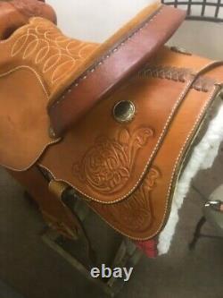 Tex Tan By Yoakum Hereford Brand Western Leather Saddle