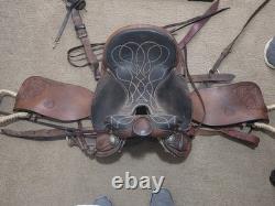 Tex Tan By Yoakum Hereford Brand Western Leather Saddle Size 13
