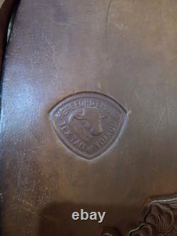 Tex Tan By Yoakum Hereford Brand Western Leather Saddle Size 13