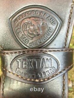 Tex Tan Flex Western Trail Endurance Saddle 15+ seat Wide Light weight SOFT