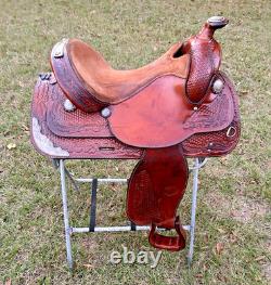 Tex Tan Hereford Brand Saddle 15.5 Western Show Equitation Pleasure Horse USA