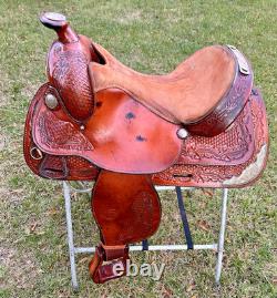 Tex Tan Hereford Brand Saddle 15.5 Western Show Equitation Pleasure Horse USA