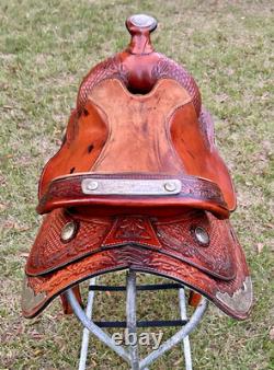Tex Tan Hereford Brand Saddle 15.5 Western Show Equitation Pleasure Horse USA