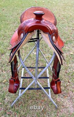 Tex Tan Hereford Brand Saddle 15.5 Western Show Equitation Pleasure Horse USA