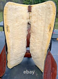 Tex Tan Hereford Brand Saddle 15.5 Western Show Equitation Pleasure Horse USA