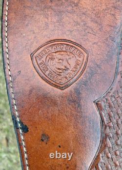 Tex Tan Hereford Brand Saddle 15.5 Western Show Equitation Pleasure Horse USA