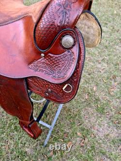 Tex Tan Hereford Brand Saddle 15.5 Western Show Equitation Pleasure Horse USA