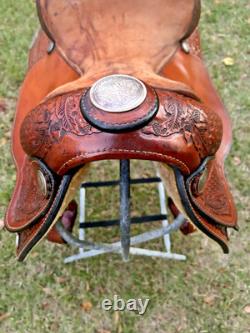 Tex Tan Hereford Brand Saddle 15.5 Western Show Equitation Pleasure Horse USA