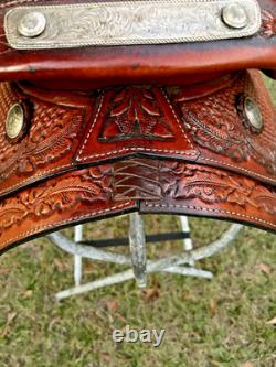 Tex Tan Hereford Brand Saddle 15.5 Western Show Equitation Pleasure Horse USA