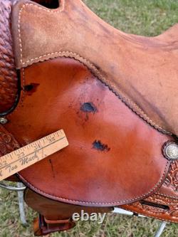 Tex Tan Hereford Brand Saddle 15.5 Western Show Equitation Pleasure Horse USA