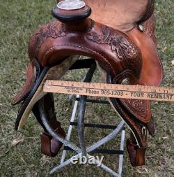 Tex Tan Hereford Brand Saddle 15.5 Western Show Equitation Pleasure Horse USA