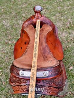 Tex Tan Hereford Brand Saddle 15.5 Western Show Equitation Pleasure Horse USA