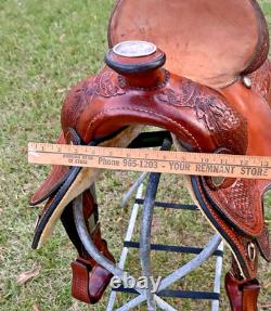 Tex Tan Hereford Brand Saddle 15.5 Western Show Equitation Pleasure Horse USA