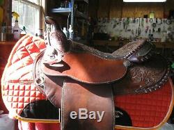 Tex Tan Hereford Brand Western saddle, 16
