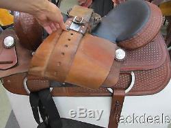 Tex Tan Hereford Cutter Cutting Saddle 17 MINT Lightly Used