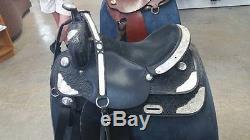 Tex Tan Hereford Western Show Saddle PLUS 2 Bridles and 1 breast collar