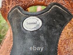 Tex Tan Imperial Western Show Saddle Trophy Silver bling
