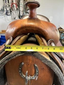 Tex Tan Tex-Flex Flexible Tree 17 Brown Leather Pleasure Trail Saddle