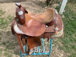 Tex Tan Used Western Show Saddle 16